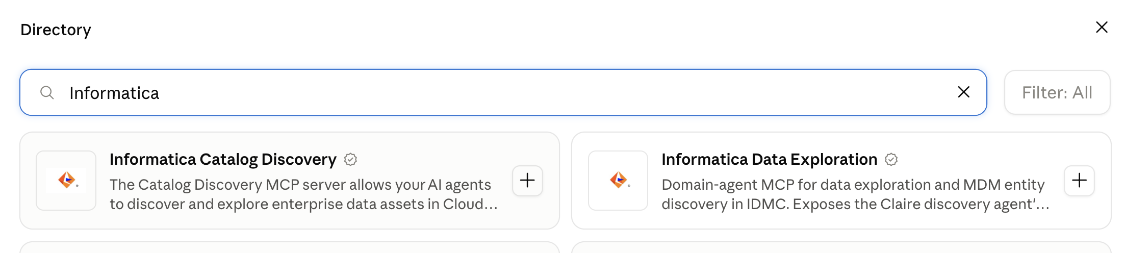 Informatica Claude Discovery