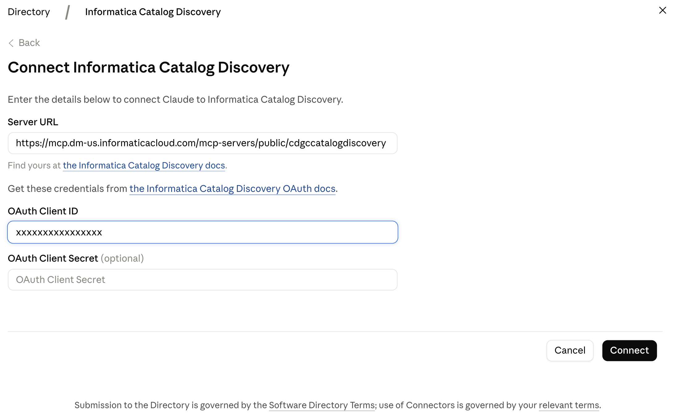 Catalog Discovery