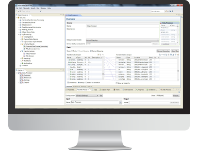 Screenshot van Informatica Big Data Parser software.