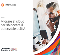 Migrare al cloud per sbloccare il potenziale dell'IA