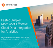 Intégration plus rapide, plus simple et plus rentable de données dans le Cloud pour l'analytique