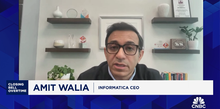 Amit Walia, CEO of Informatica, discusses the role of “good data” in artificial intelligence.