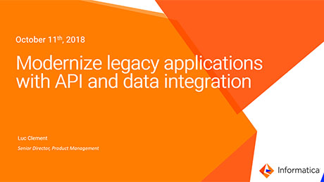 Modernize legacy applications with API and data integration