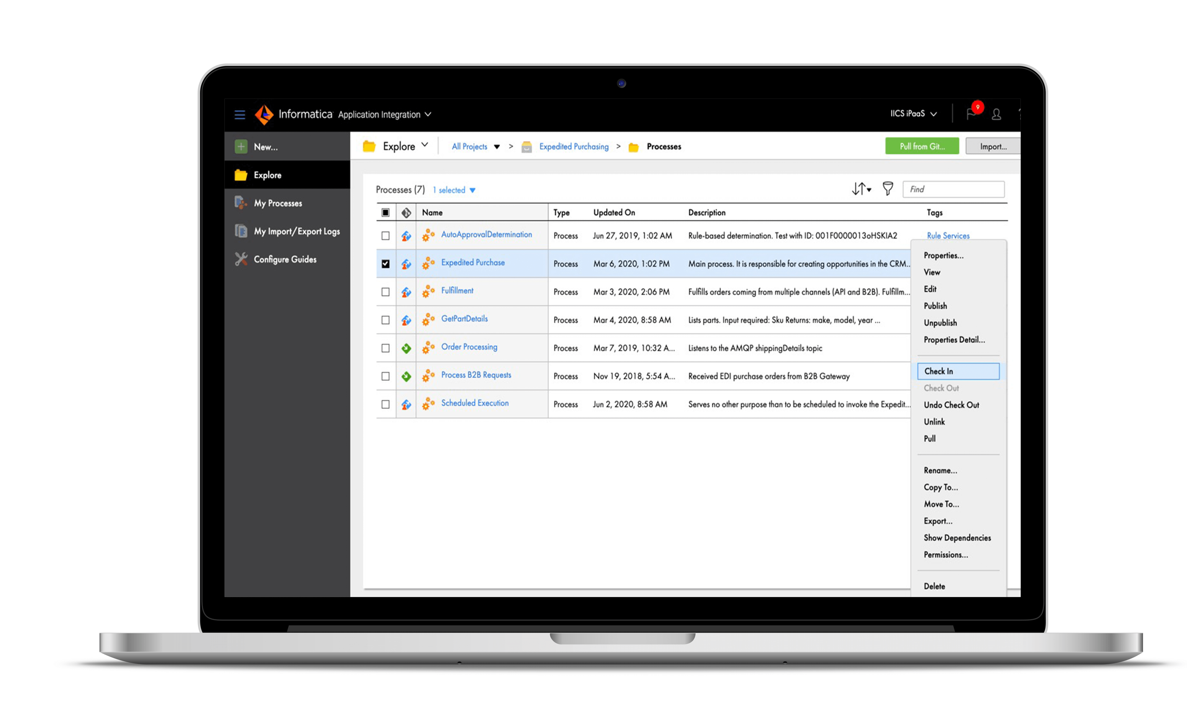 Integración de aplicaciones y API sin codificación