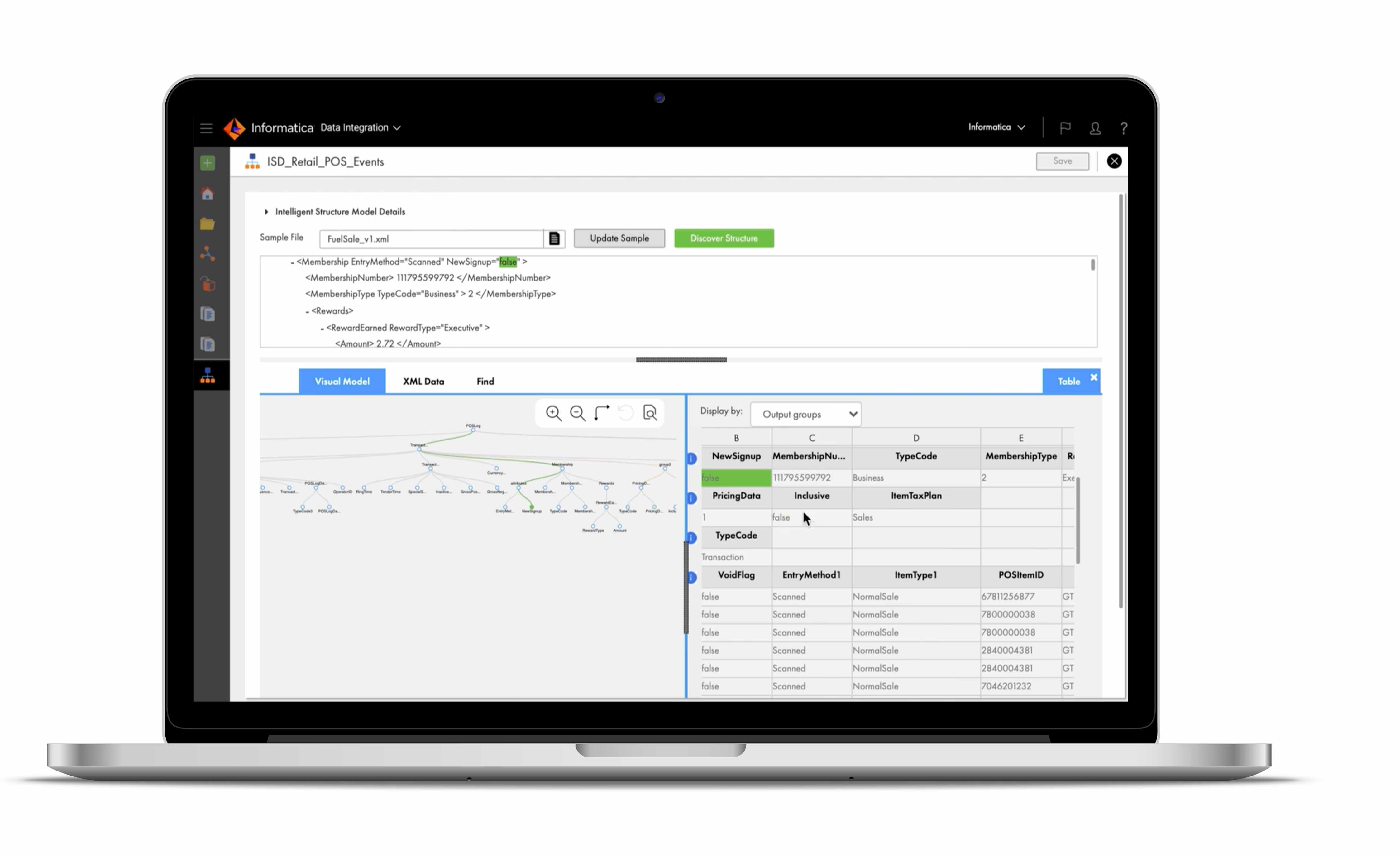 Transforme grandes cantidades de datos