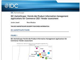 IDC MarketScape 2021 Vendor Assessment: PIM for Commerce