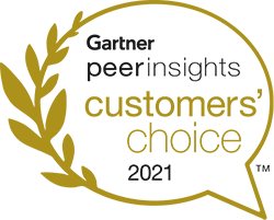 Gartner Peer Insights Customers’ Choice Badge