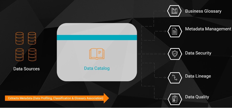 Figure 1: Data cataloging makes it easy for you to find data and ensure data quality.
