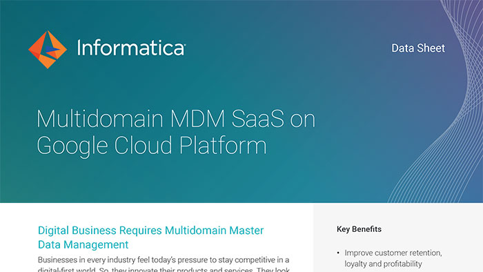 Multidomain MDM SaaS on Google Cloud Platform