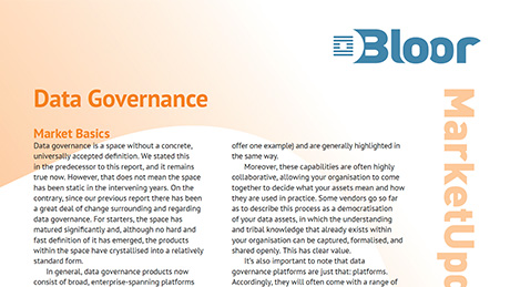 Bloor Data Governance
