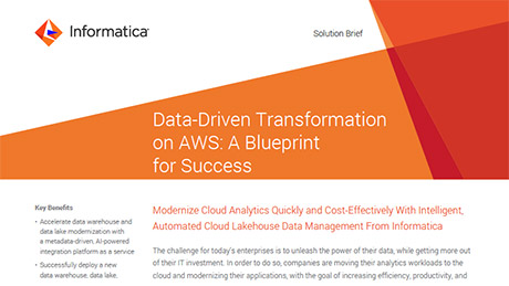 Data Driven Transformation on AWS: A Blueprint for Success
