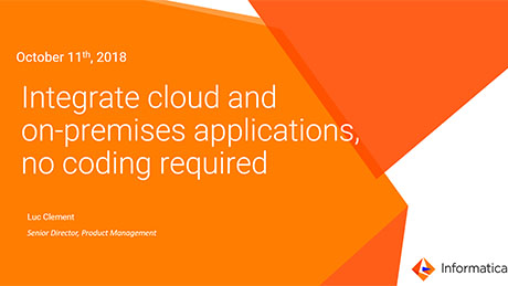 Integrate cloud and on-premises applications, no coding required
