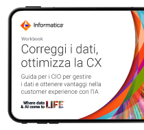Workbook dei responsabili dei dati per la trasformazione dei dati dei clienti