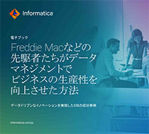 Freddie Macなどの先駆者たちがデータマネジメントでビジネスの生産性を向上させた方法